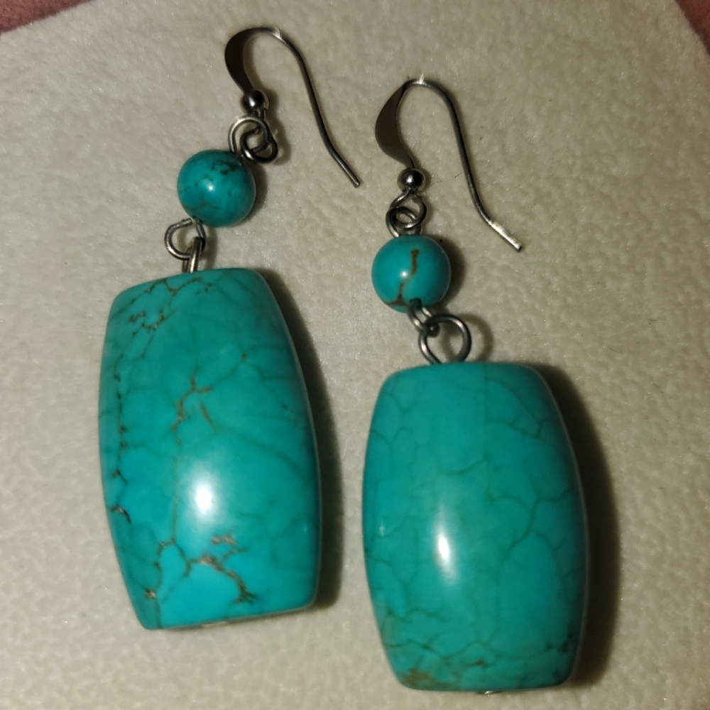 Sterling Silver Turquoise Earrings